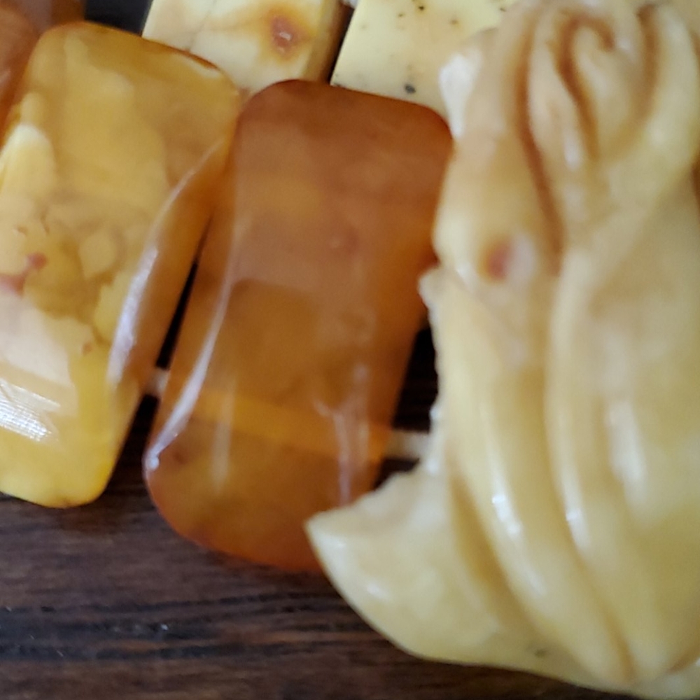 VINTAGE AMBER SET - Picture 7 of 10